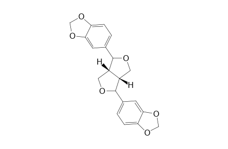 5-[(3aR,6aR)-3-(1,3-benzodioxol-5-yl)-1,3,3a,4,6,6a-hexahydrofuro[3,4-c]furan-6-yl]-1,3-benzodioxole