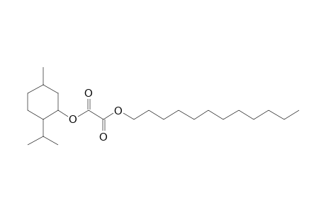 Oxalic acid, dodecyl 1-menthyl ester