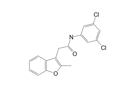 3',5'-dichloro-2-methyl-3-benzofuranacetanilide