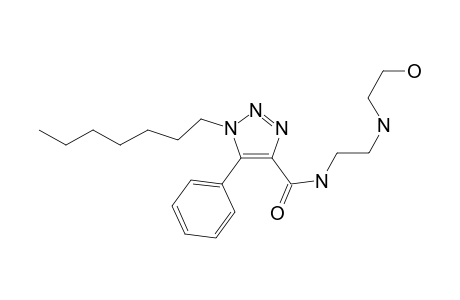 N-[2-(2-hydroxyethylamino)-ethyl]-1-heptyl-5-phenyl-1H-1,2,3-triazole-4-carboxamide