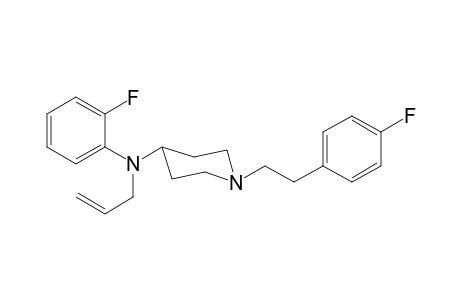 N-2-Fluorophenyl-1-[2-(4-fluorophenyl)ethyl]-N-(prop-2-en-1-yl)piperidin-4-amine