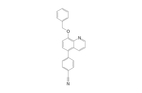 8-(Benzyloxy)-5-(4-cyanophenyl)quinoline