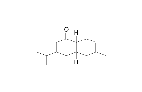 1(2H)-NAPHTHALENONE, 3,4,4A,5,8,8A-HEXAHYDRO-6-METHYL-3-(1-METHYLETHYL