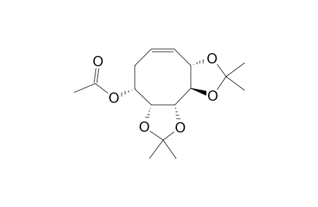 (1S,5S,6R,7R,8R)-1-O-ACETYL-5,6:7,8-BIS-(IOSPROPYLIDENEDIOXY)-3-CYCLOCTEN-1-OL