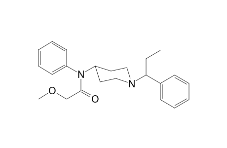 2-Methoxy-N-phenyl-N-[1-(1-phenylpropyl)piperidin-4-yl]acetamide