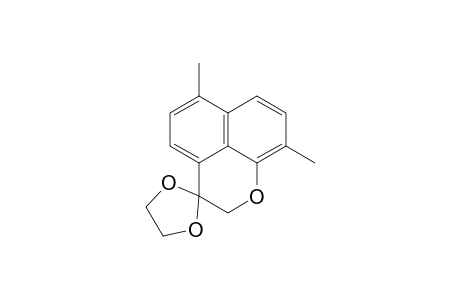 Spiro[1,3-dioxolane-2,3'(2'H)-naphtho[1,8-bc]pyran], 6',9'-dimethyl-