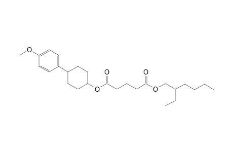 Glutaric acid, 2-ethylhexyl 4-(4-methoxyphenyl)cyclohexyl ester