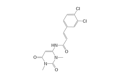 (2E)-3-(3,4-dichlorophenyl)-N-(1,3-dimethyl-2,6-dioxo-1,2,3,6-tetrahydro-4-pyrimidinyl)-2-propenamide