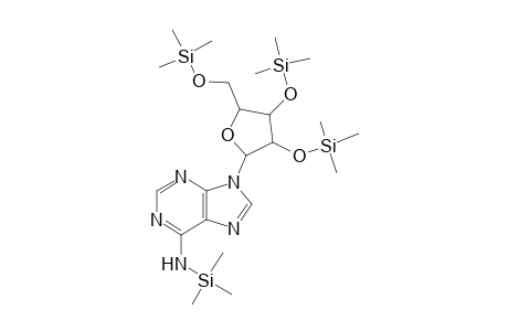 Adenosine riboside, tetra-TMS