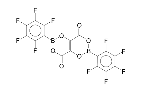 2,6-Dibora-1,3,5,7-tetraoxaoctaline-4,8-dione, 2,6-di(pentafluorophenyl)-