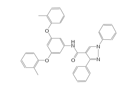 1H-pyrazole-4-carboxamide, N-[3,5-bis(2-methylphenoxy)phenyl]-1,3-diphenyl-