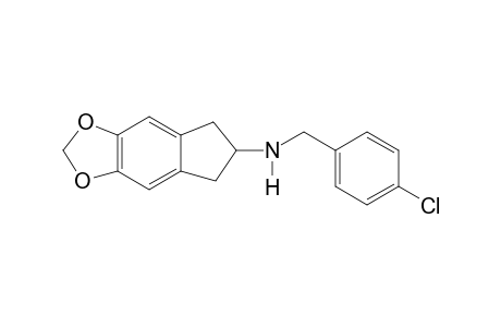 N-(4-Chlorobenzyl)-5,6-methylenedioxy-2-aminoindane