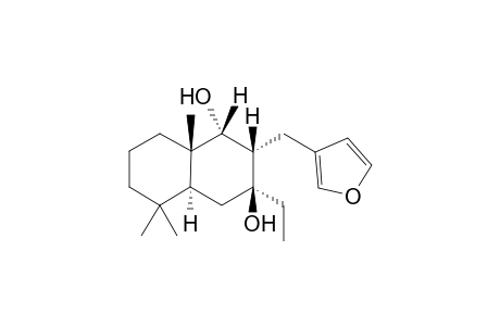 (1R / 1S)-2-[(3'-Furyl)methyl]-3-ethyl-1,3-dihydroxy-5,5,10a-trimethyl-perhydronaphthalene