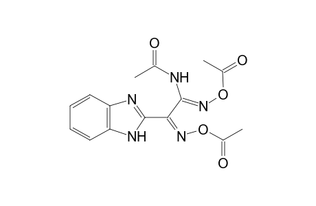 Acetamide, N-[1,2-di(acetoxymino)-2-(2-benzimidazolyl)ethyl]-