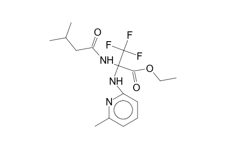 Ethyl 3,3,3-trifluoro-2-isovaleramido-2-(6-methyl-2-pyridylamino)propionate