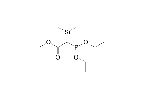 METHYL TRIMETHYLSILYL(DIETHOXYPHOSPHINO)ACETATE