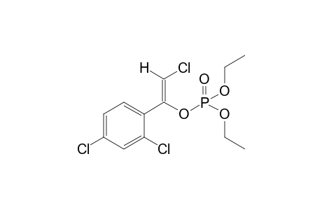 Phosphoric acid, 2-chloro-1-(2,4-dichlorophenyl)ethenyl diethyl ester, (E)-