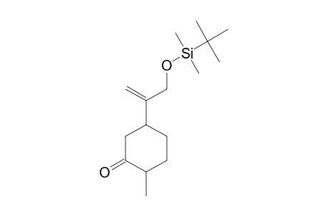 5-[1-[[tert-butyl(dimethyl)silyl]oxymethyl]vinyl]-2-methyl-cyclohexanone