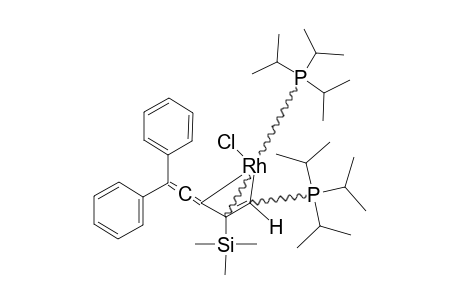 [RHCL(3-ETA-ANTI-CH(P-(ISO-PROPYL)3)C(SIME3)C=C=CPH2)(P-(ISO-PROPYL)3)]