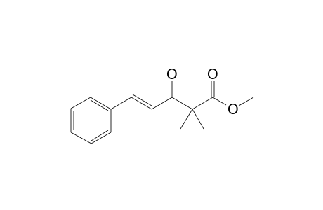 (E)-3-hydroxy-2,2-dimethyl-5-phenyl-4-pentenoic acid methyl ester