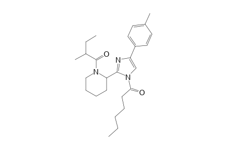 1-(2-(1-(2-methylbutanoyl)piperidin-2-yl)-4-(p-tolyl)-1H-imidazol-1-yl)hexan-1-one