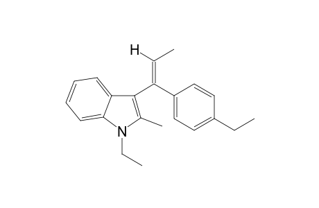 3-(1-(4-Ethylphenyl)-1-propen-1-yl)-1-ethyl-2-methyl-1H-indole II