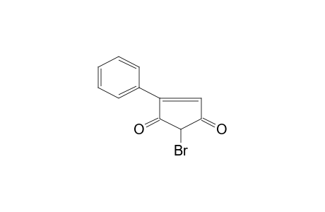 2-Bromo-4-phenyl-4-cyclopentene-1,3-dione