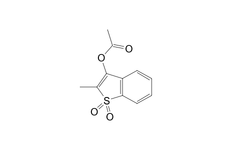 2-methylbenzo[b]thiophene-3-ol, acetate, 1,1-dioxide