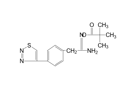 O-pivaloyl-2-[p-(1,2,3-thiadiazol-4-yl)phenyl]acetamidoxime