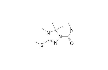 4,5-Dihydro-N,4,5,5-tetramethyl-3-(methylthio)-1H-1,2,4-triazole-1-carboxamide