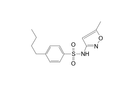 Benzenesulfonamide, 4-butyl-N-(5-methylisoxazol-3-yl)-