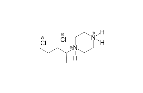 piperazinediium, 1-(1-methylbutyl)-, dichloride