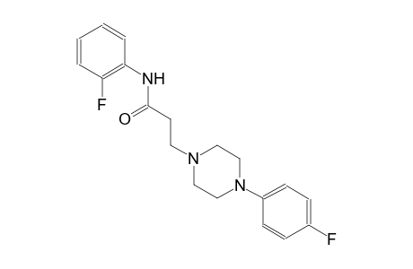 1-piperazinepropanamide, N-(2-fluorophenyl)-4-(4-fluorophenyl)-
