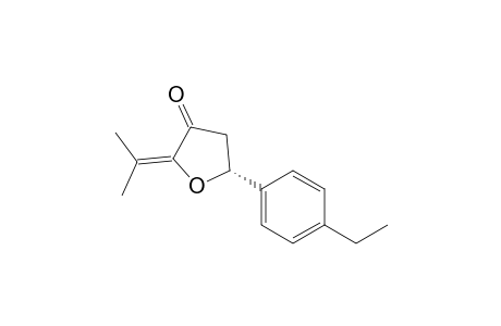 (5R)-5-(4-ethylphenyl)-2-isopropylidene-tetrahydrofuran-3-one