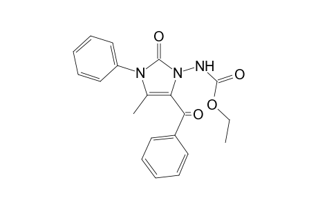1-[(Ethoxycarbonyl)amino]-3-phenyl-4-methyl-5-benzoyl-1,3-imidazolin-2-one