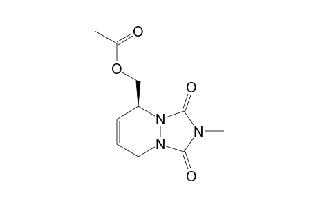 (S)-2-ACETOXYMETHYL-8-METHYL-1,6,8-TRIAZABICYCLO-[4.3.0]-NON-3-ENE-7,9-DIONE