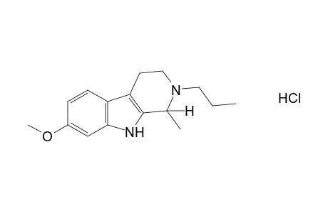 7-methoxy-1-methyl-2-propyl-2,3,4,9-tetrahydro-1H-pyrido[3,4-b]indole, monohydrochloride
