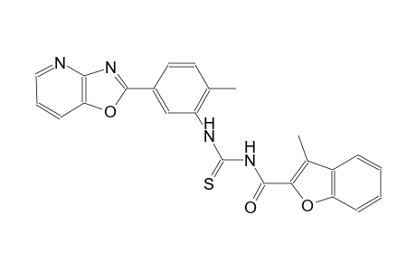 thiourea, N-[(3-methyl-2-benzofuranyl)carbonyl]-N'-(2-methyl-5-oxazolo[4,5-b]pyridin-2-ylphenyl)-