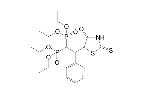 5-{alpha.-[bis(Ethoxyphosphonato)methyl}benzyl}-4-oxo-(1,3)-(tetrahydro)thiazole-2-thione