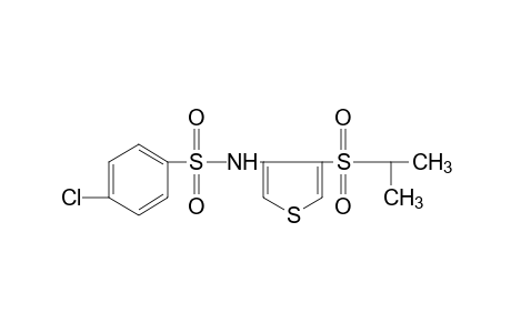 p-chloro-N-[4-(isopropylsulfonyl)-3-thienyl]benzenesulfonamide