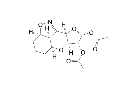 (3aR,4aS,7aR,7bS,9bR)-2,3-Di(acetoxy)-2,3,3a,10a-tetrahydrofuran[4,5-b][1,2]oxazolo[ef]oxepanocyclohexane