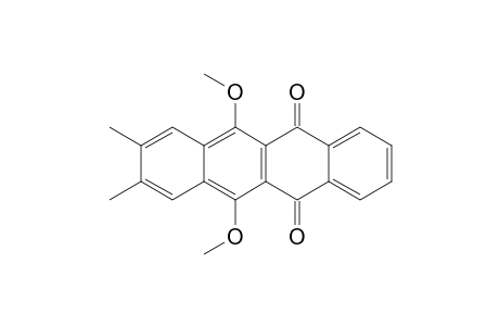 6,11-dimethoxy-8,9-dimethylnaphthacene-5,12-dione