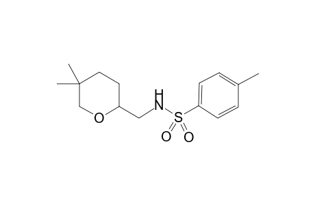 N-[(5,5-Dimethyltetrahydro-2H-pyran-2-yl)methyl]-4-methylbenzenesulfonamide