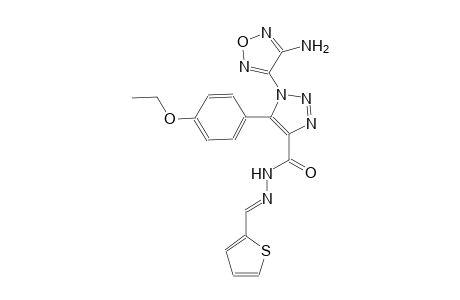 1-(4-amino-1,2,5-oxadiazol-3-yl)-5-(4-ethoxyphenyl)-N'-[(E)-2-thienylmethylidene]-1H-1,2,3-triazole-4-carbohydrazide