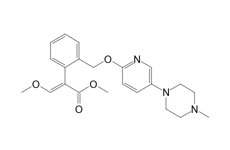 Methyl (E)-3-methoxy-2-[2-[[5-(4-methylpiperazin-1-yl)-2-pyridyl]oxymethyl]phenyl]prop-2-enoate