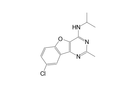 8-chloro-N-isopropyl-2-methyl[1]benzofuro[3,2-d]pyrimidin-4-amine