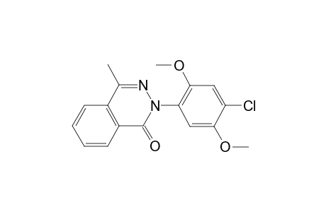 2-(4-Chloranyl-2,5-dimethoxy-phenyl)-4-methyl-phthalazin-1-one