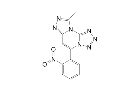 Tetrazolo[1,5-a][1,2,4]triazolo[4,3-c]pyrimidine, 5-methyl-9-(2-nitrophenyl)-