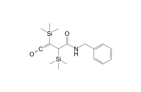 4-Oxidanylidene-N-(phenylmethyl)-2,3-bis(trimethylsilyl)but-3-enamide