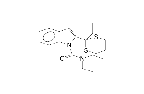 1H-INDOLE-1-CARBOXAMIDE, N,N-DIETHYL-2-(2-ETHYL-1,3-DITHIAN-2-YL)-